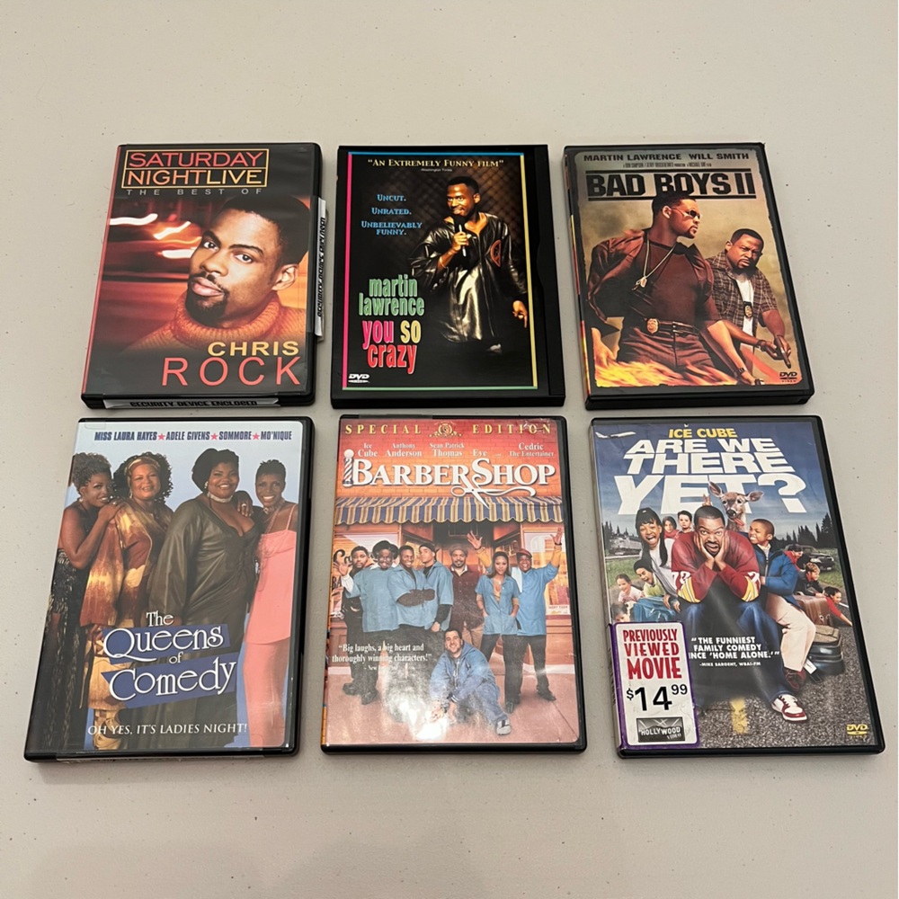 6 Comedy Movies DVD Bundle - Stand up, Drama & Comedy